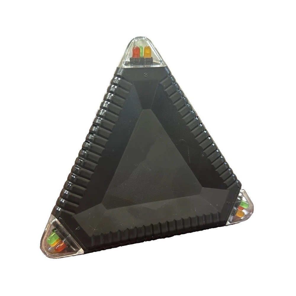 Luminations Pyramid Game Puzzle 1989 Random House Vintage Toy Black Works Read